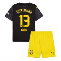 Camiseta Borussia Dortmund Pascal Gross #13 Segunda Equipación Replica 2024-25 para niños mangas cortas (+ Pantalones cortos)